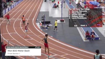 Men's 600m, Finals 1