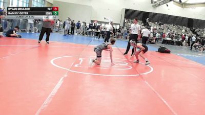 90-I lbs Consi Of 8 #2 - Dylan Mellage, Yale Street vs Radley Geyer, Upper Dublin Youth Wrestling