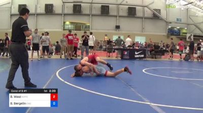 57 kg Consi Of 8 #1 - Bryce West, Northern Illinois RTC vs Brock Bergelin, Chippewa Wrestling Club