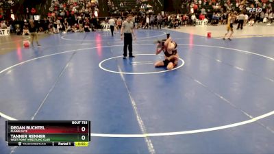 132 lbs Cons. Round 3 - Degan Buchtel, Plains Elite vs Tanner Renner, West Point Wrestling Club