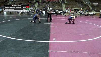 1A-4A 144 Champ. Round 2 - James Andrew Ingalls, Montgomery Catholic Prep School vs Collin Geer, Reeltown