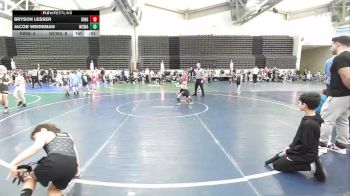 53 lbs Rr Rnd 6 - Bryson Lesser, Kingsway K-3 vs Jacob Weideman, Wrecking Crew Wrestling Academy