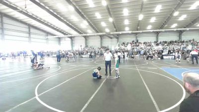 74 lbs Rr Rnd 2 - Joshua Woolley, Poway Elite vs Cash Burns, Big Fat Wrestling