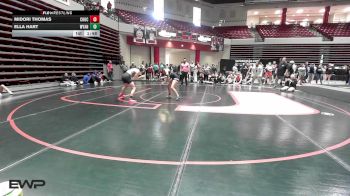 110 lbs Quarterfinal - Midori Thomas, Choctaw HS Girls vs Ella Hart, Wyandotte HS Girls