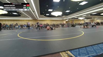 175 lbs Consi Of 8 #1 - Keegan Miller, Hurricane Tigers vs Camron Pedigo, Mountain Man