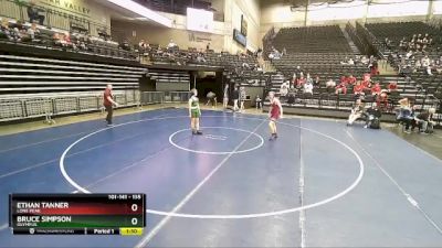 135 lbs Champ. Round 1 - Ethan Tanner, Lone Peak vs Bruce Simpson, Olympus