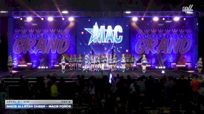 Mac's Allstar Cheer - Force [2025 L2 - U18 Day 2] 2025 The American Grand Grand Nationals