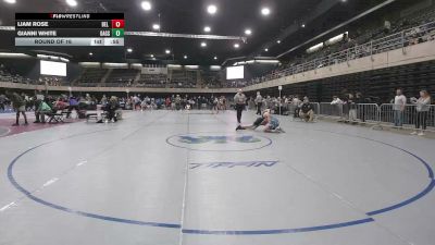 120 lbs Round Of 16 - Liam Rose, Bel Air vs Gianni White, Dagsboro