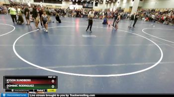 92 lbs Champ. Round 1 - Dominic Rodriguez, FL vs Kyson Sundberg, SD