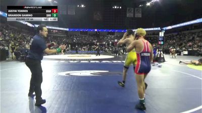 126 lbs Round Of 64 - Justin Torres, Brawley (SD) vs Brandon Gamino, Sanger (CS)