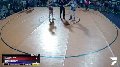 152 lbs Cons. Round 1 - William Alt, Wyoming vs Roper Higley, Idaho