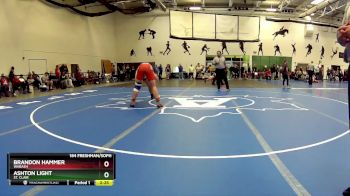 184 Freshman/Soph Semifinal - Ashton Light, St. Clair vs Brandon Hammer, Wabash