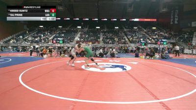 3A-215 lbs Quarterfinal - Taj Prine, Lander Valley vs Kreed Kuntz, Wheatland
