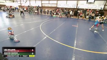 85 lbs Cons. Round 3 - Boston Backus, Champions Wrestling Club vs Jed Williams, Northside Wrestling Club