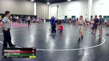 144 lbs Semis & Wb (16 Team) - Barrett Morgan, Iowa Gold vs Marciellos Coste, S.E.O. Wrestling Club- Blue