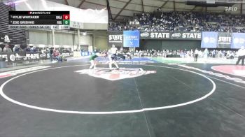 Girls 3A 135 lbs Quarterfinal - Kylie Whitaker, Walla Walla (Girls) vs Zoe Grishko, Ridgeline (Girls)