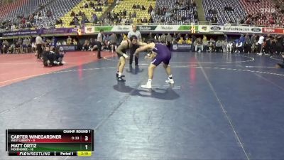 174 lbs Round 1 (16 Team) - Matt Ortiz, McKendree vs Carter Winegardner, West Liberty