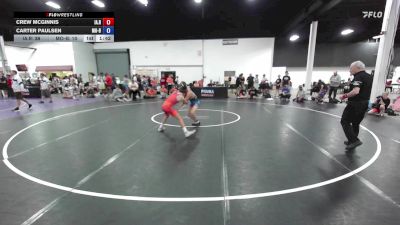 96 lbs Crew McGinnis, Iowa Red vs Carter Paulsen, Missouri Blue