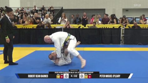 Peter Miguel O'Leary vs Robert Sean Barnes 2025 World Master IBJJF Jiu-Jitsu Championship