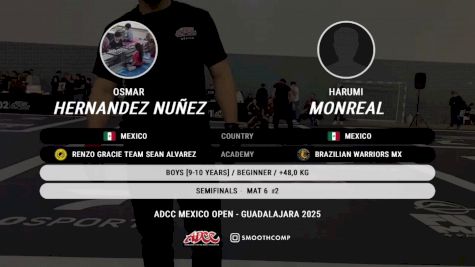 Osmar Hernandez Nuñez vs Harumi Monreal 2025 ADCC Guadalajara Open