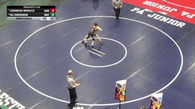 89 lbs Semifinal - Leonidas Murillo, Cumberland Valley vs Eli Oberheim, Montgomery