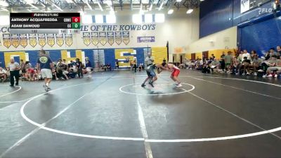 132 lbs Round 1 (8 Team) - Anthony Acquafredda, Cocoa Beach WC vs ADAM DAWOUD, Cypress Creek