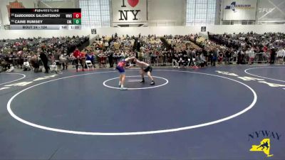 124 lbs Champ. Round 1 - Sardorbek Salohitdinov, Willpower Wrestling Club vs Caine Rumsey, Club Not Listed