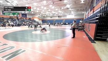 141 lbs Cons. Round 4 - Jake Yowell, Roanoke vs Ty Fink, Wisconsin-Eau Claire