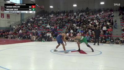 132 lbs Cons. Semi - Ashish Dhillon, Coronado vs William Cruz, Rancho