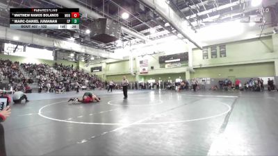 132 lbs Cons. Semi - Marc-Daniel Jumanan, CANOGA PARK vs Matthew Ramos Bolanos, MONROE