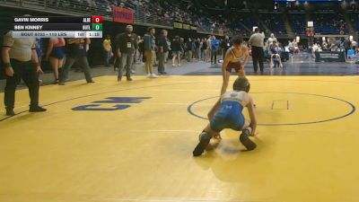 110 lbs Consy 5 - Gavin Morris, Albert Gallatin vs Ben Kinney, Butler