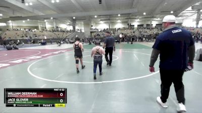 130 lbs Round 3 - Jace Glover, Rabbit Wrestling Club vs William Deerman, Buckhorn Youth Wrestling Club