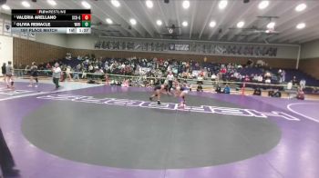 130 lbs 1st Place Match - Valeria Arellano, Scottsbluff Girls vs Olivia Remacle, Wind River