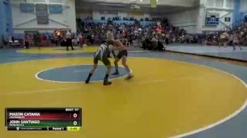 106 lbs Cons. Round 1 - John Santiago, McKean H S vs Mason Catania, Salesianum