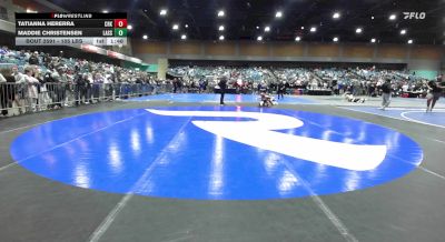 105 lbs 7th Place - Tatianna Hererra, Crook County vs Maddie Christensen, Lassen