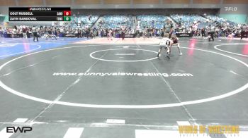 46 lbs 5th Place - Colt Russell, Sandpoint Legacy Wrestling Club vs Zayn Sandoval, Team Selma