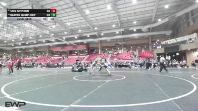 80 lbs Cons. Semi - Seaver Humphrey, Nebraska Boyz vs Tate Johnson, Greater Heights Wrestling