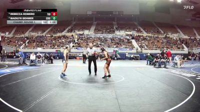 107-D1 Champ. Round 1 - Rebecca Romero, Trevor G. Browne vs Madilyn Behmer, Cactus Shadows High School