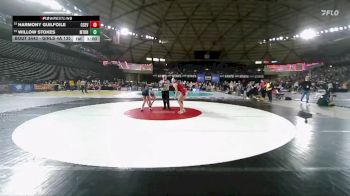 Girls 4A 135 lbs Cons. Round 2 - Harmony Guilfoile, Cascade (Everett) (Girls) vs Willow Stokes, Mount Rainier (Girls)