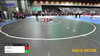 58 lbs Semifinal - Jagger Cowan, JWC vs Riddic Bunn, Victory Wrestling Club,wa