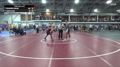 285 lbs Cons. Round 1 - Jaidyn Lee, Blackburn vs Keandre Miles, St. Ambrose University