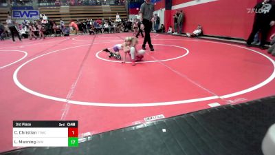 55-58 lbs Final - Camryn Price, Team Tulsa Wrestling Club vs Kyler Naifeh, Raw Wrestling Club