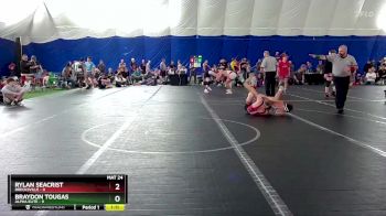 113 lbs Round 5 (8 Team) - Braydon Tougas, Alpha Elite vs Rylan Seacrist, Brecksville