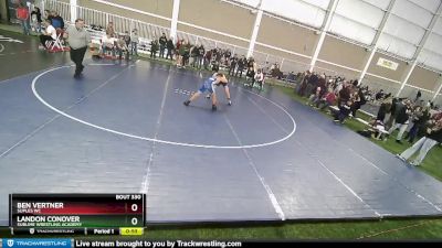 126 lbs Cons. Round 1 - Landon Conover, Sublime Wrestling Academy vs Ben Vertner, Suples WC