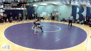 125 lbs. Cons. Round 2 - Ana Bruce, Centralia vs Valeria Leal Matos, Broken Arrow