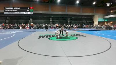 63-66 lbs Round 2 - Francisco Macias, Nevada Elite vs Treygan Cates, Round Mountain Dragons