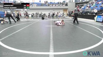 43 lbs Rr Rnd 2 - Dawsyn Ivey, Blue Devil Wrestling vs Oakley Elizondo, Blue Devil Wrestling