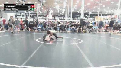 102 lbs Quarterfinal - Leo Murillo, Team Shutt Mau Mau - HSC vs Patrick Gefell, Superior Gold - HSC