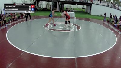 130 lbs Skylin Darnell, South Carolina vs Lilly Mitchell, Virginia