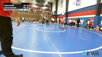 130 lbs Rr Rnd 2 - Travis Dupire, Eufaula Ironheads Wrestling Club vs Dalton Sampson, Hilldale Youth Wrestling Club